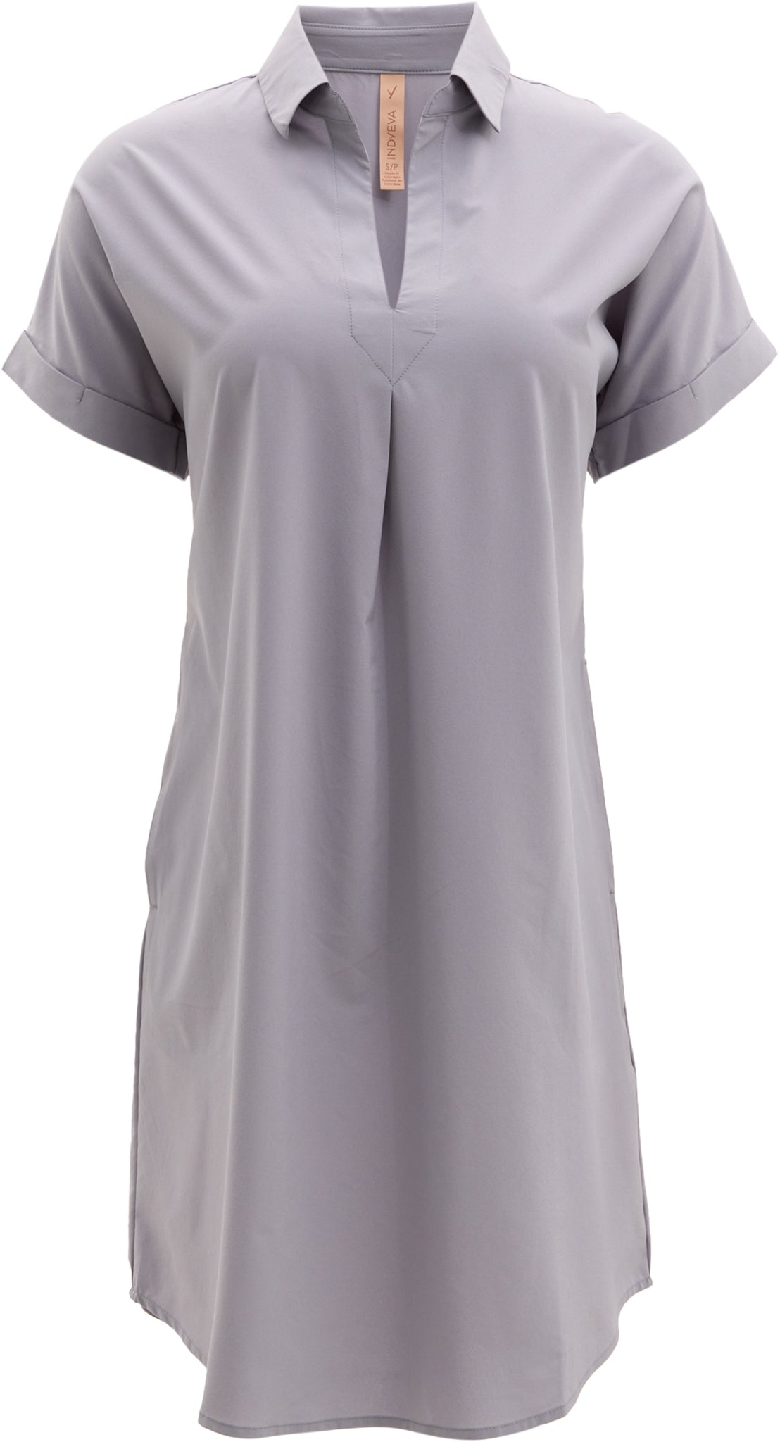 Frivol Knee Length Short Sleeve Shirt Dress - Women's