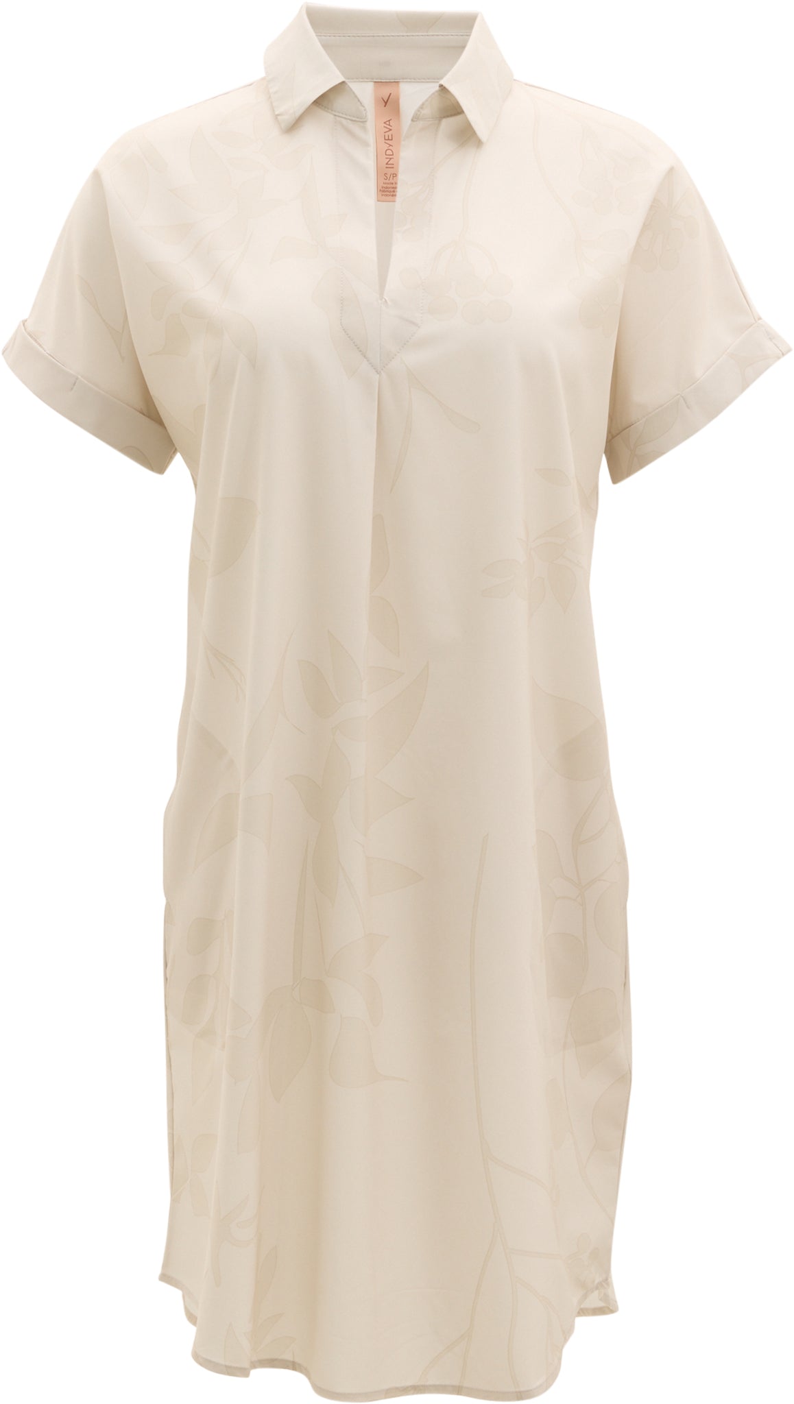 Frivol Knee Length Short Sleeve Shirt Dress - Women's