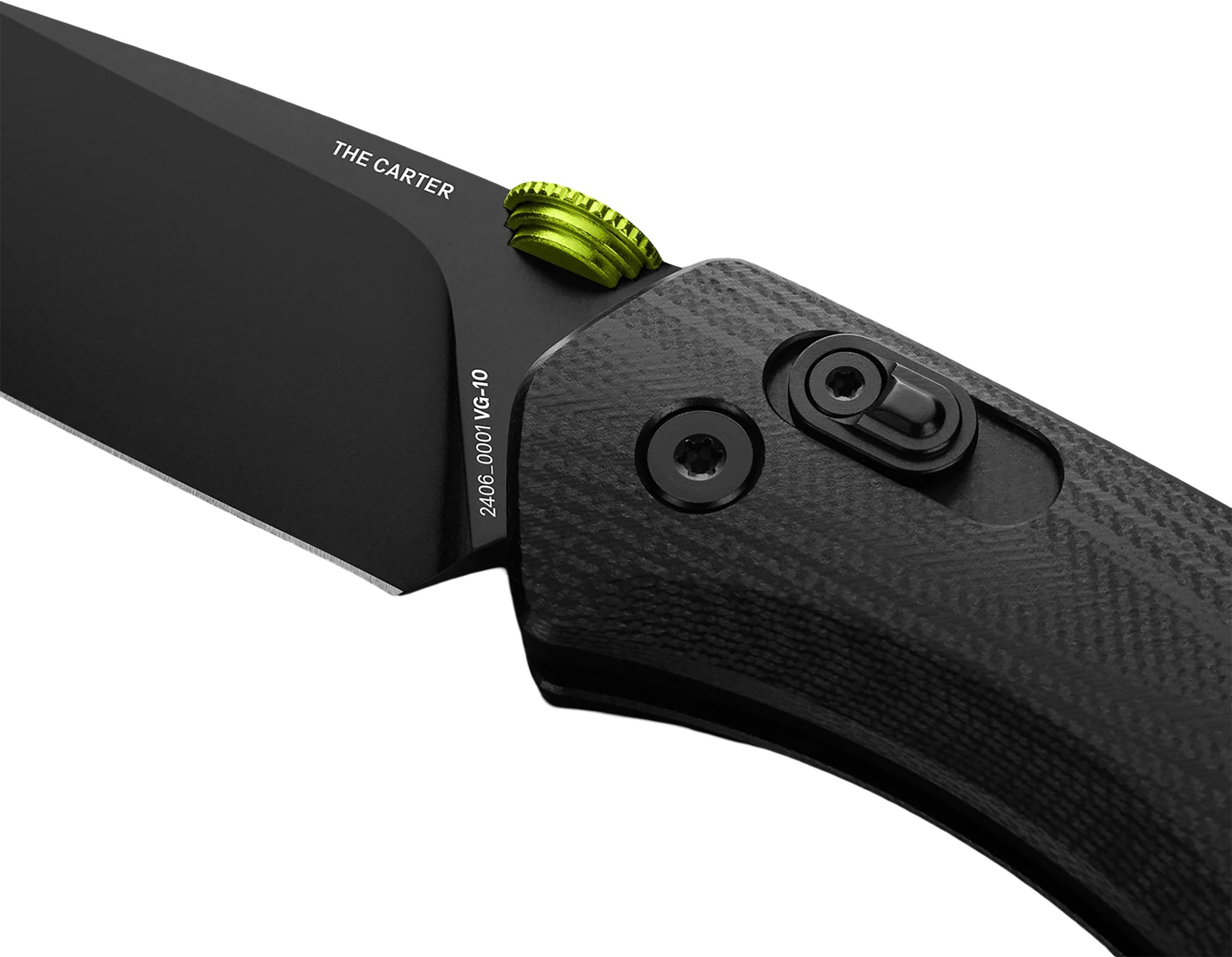The Carter XL Micarta Blade Pocket Knife