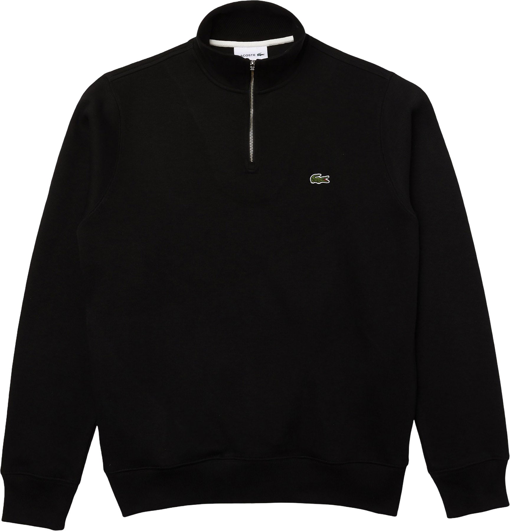 Zippered Stand-Up Collar Cotton Sweatshirt - Men's