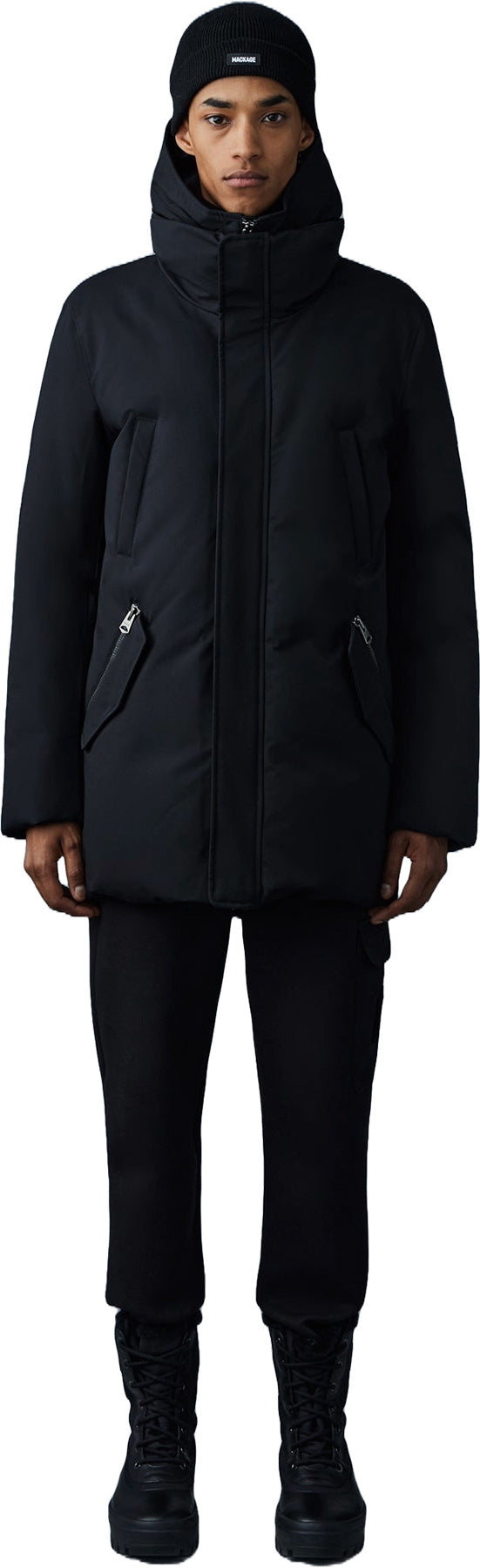 Edward 2-In-1 Down Coat With Removable Hooded Bib - Men's