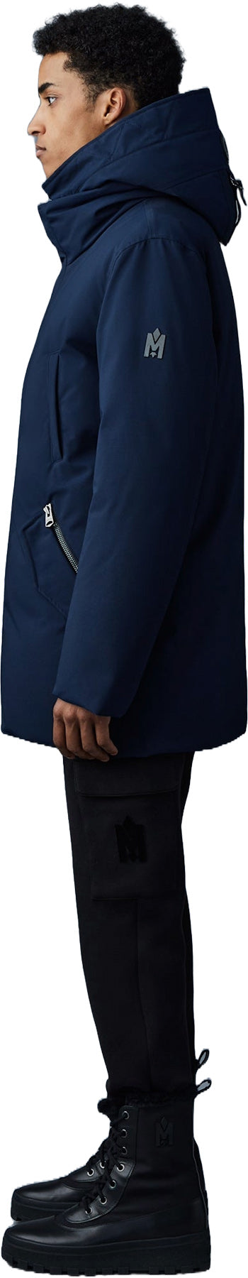 Edward 2-In-1 Down Coat With Removable Hooded Bib - Men's