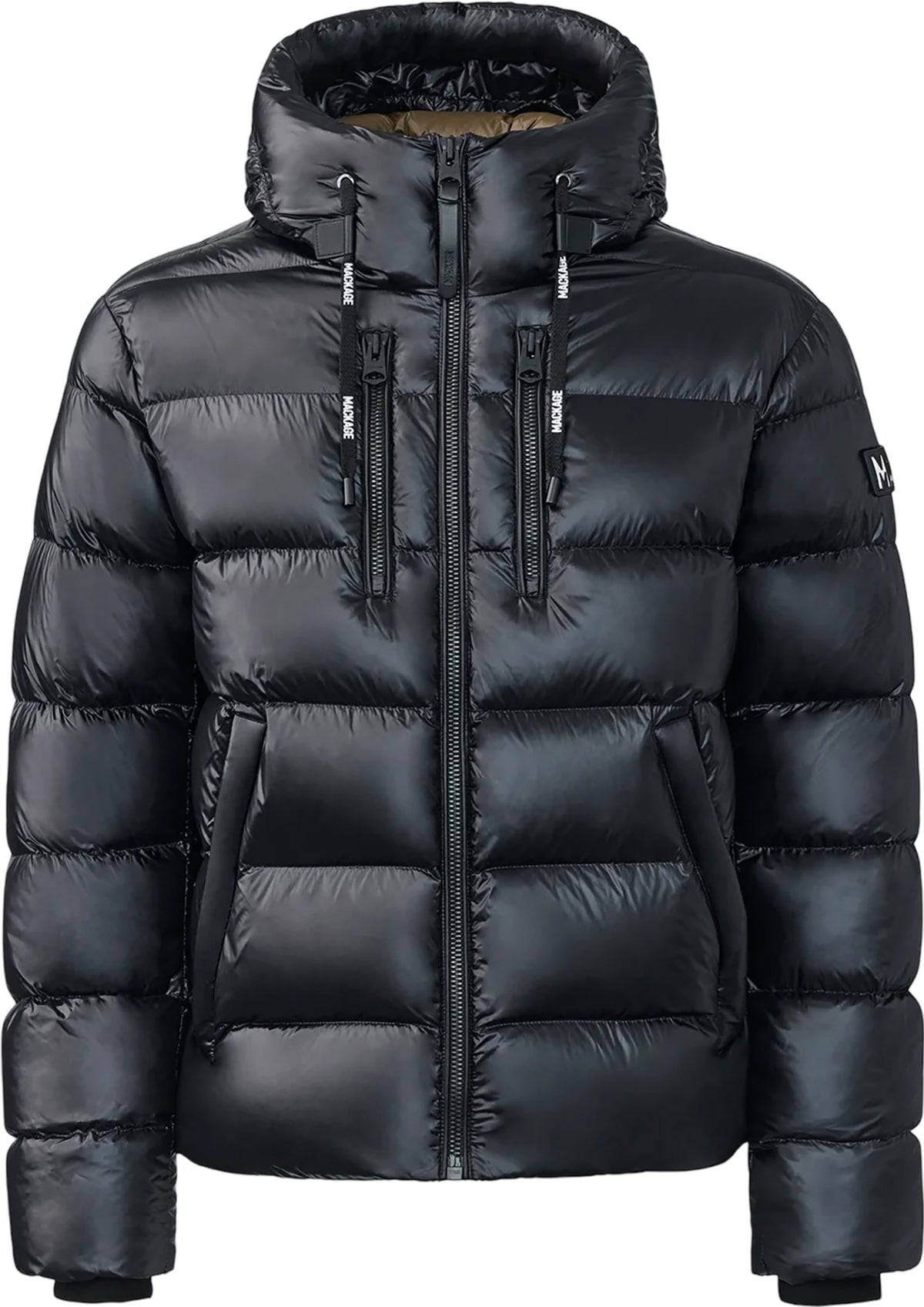 Victor lustrous light down jacket with hood - Men's