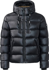 Victor lustrous light down jacket with hood - Men's