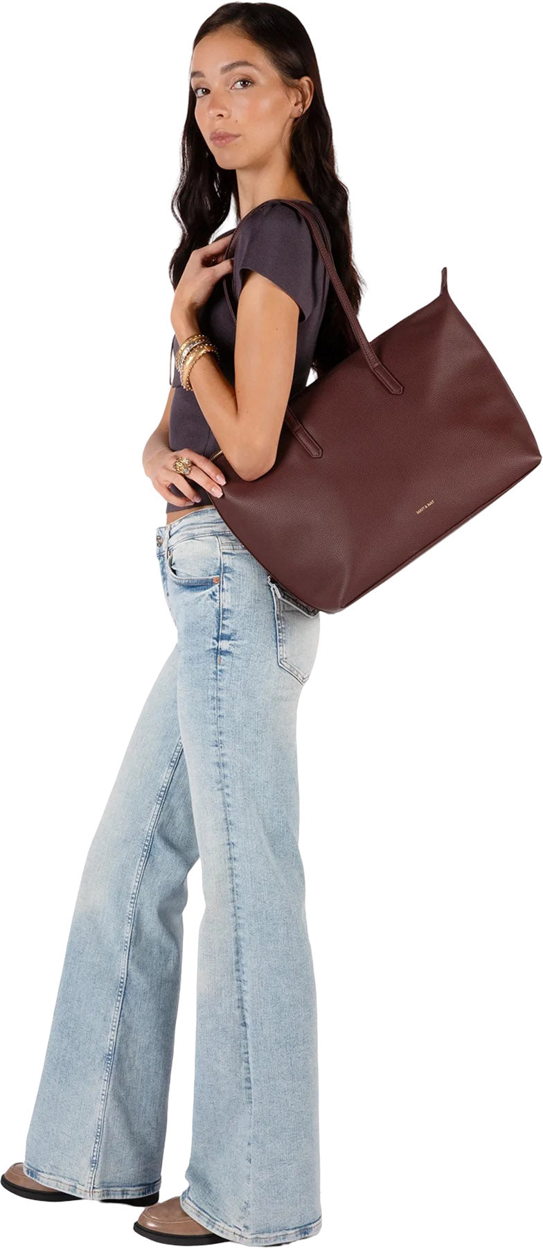 Abbi Vegan Tote Bag - Grain Collection - Women's