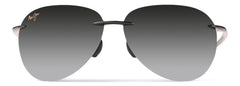 Sugar Beach - Gloss Black Frame - Neutral Grey Polarized Lens Sunglasses