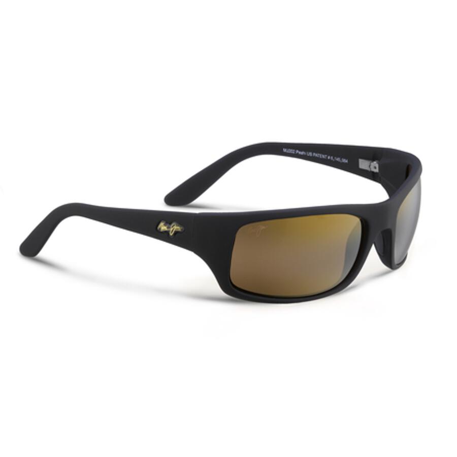 Peahi Matte Black - Polarized HCL Bronze Lens