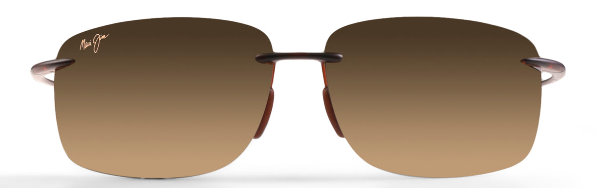 Hema Polarised Rimless Sunglasses - HCL® Bronze Lens - Matte Rootbeer Frame