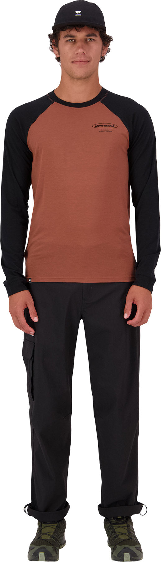 Icon Merino Raglan Long Sleeve T-Shirt - Men's