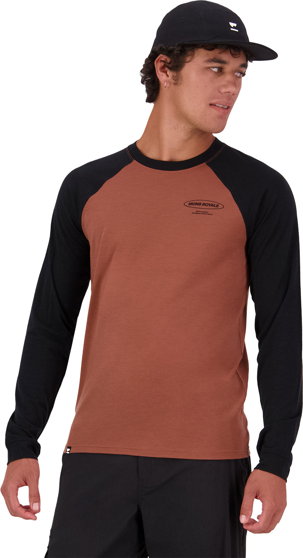 Icon Merino Raglan Long Sleeve T-Shirt - Men's