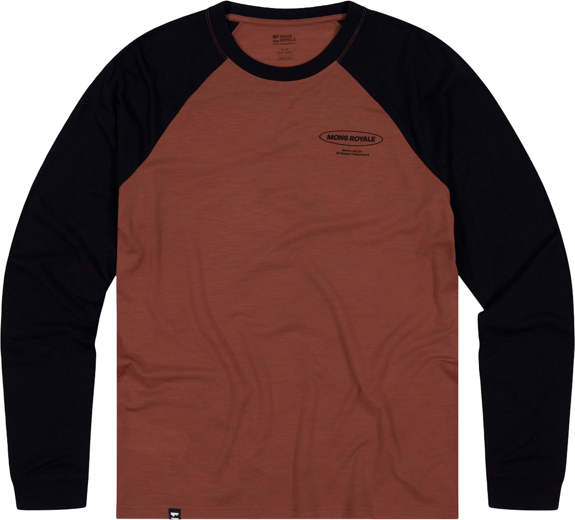 Icon Merino Raglan Long Sleeve T-Shirt - Men's