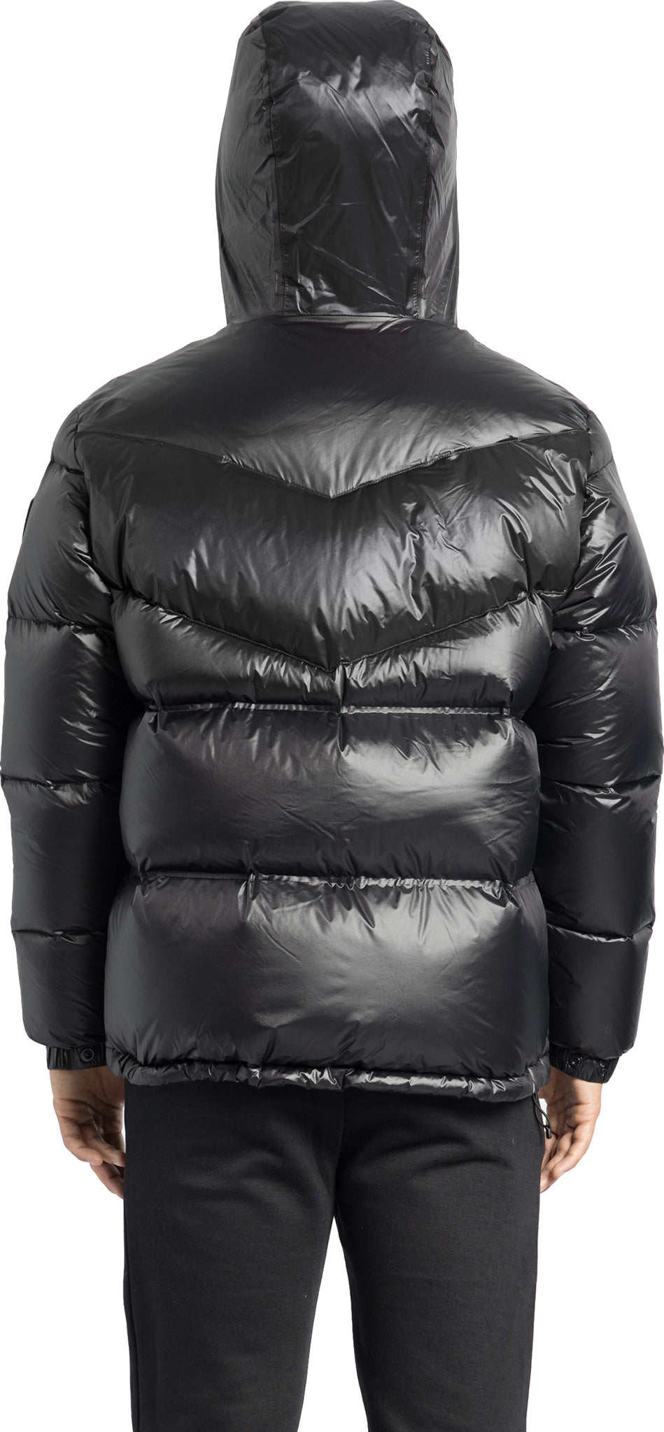 Dyna Chevron Quilted Puffer Jacket - Men's