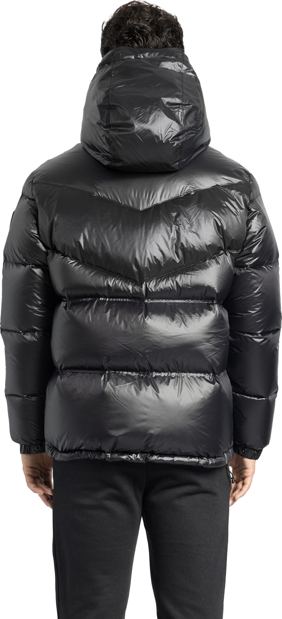 Dyna Chevron Quilted Puffer Jacket - Men's