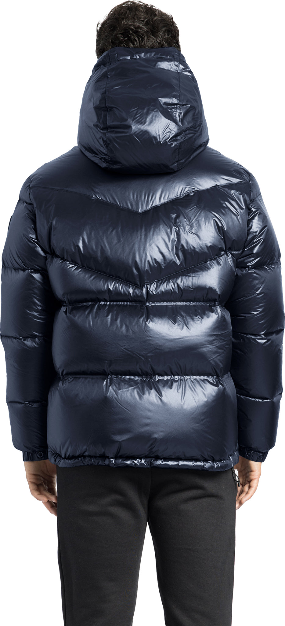 Dyna Chevron Quilted Puffer Jacket - Men's