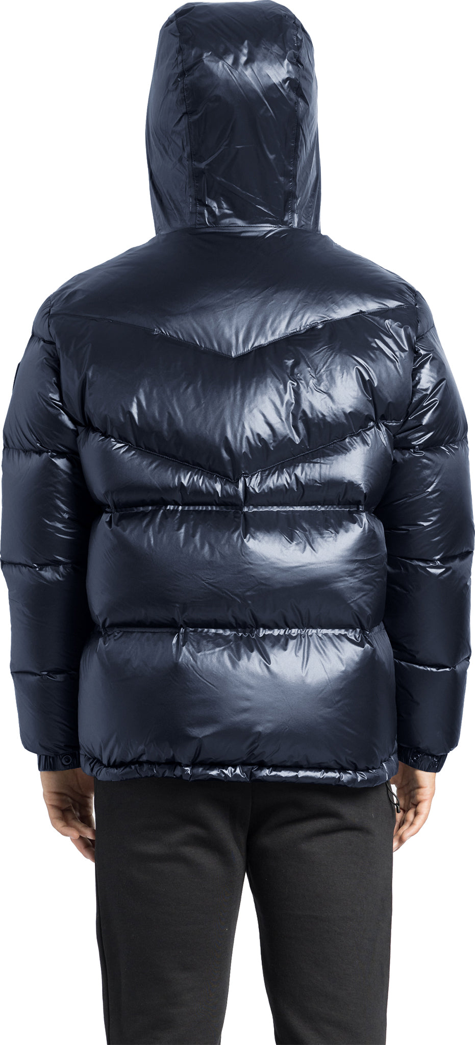 Dyna Chevron Quilted Puffer Jacket - Men's