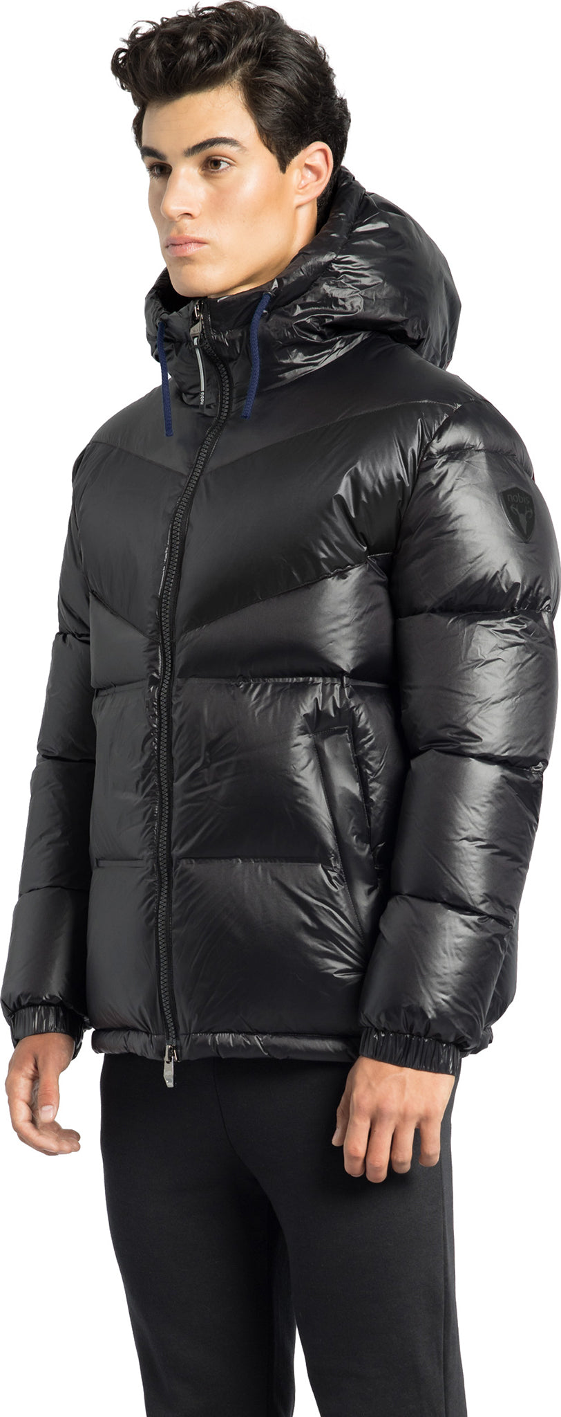 Dyna Chevron Quilted Puffer Jacket - Men's