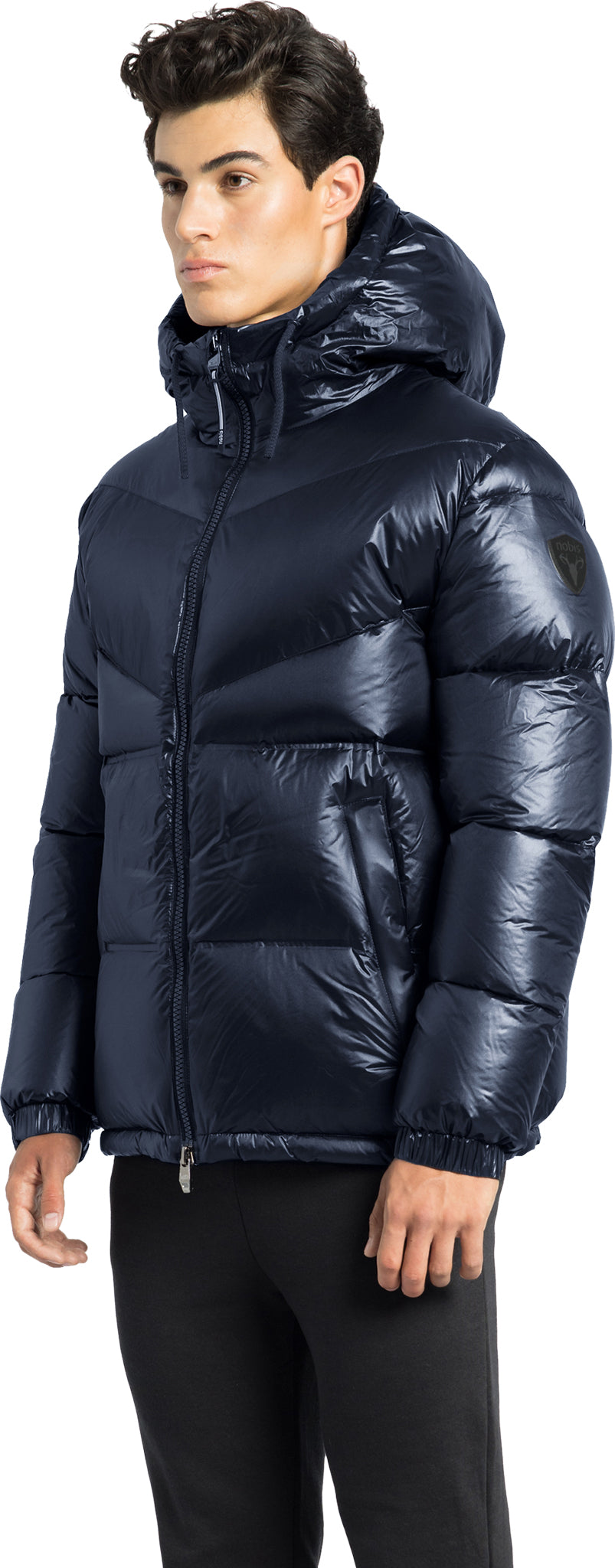 Dyna Chevron Quilted Puffer Jacket - Men's