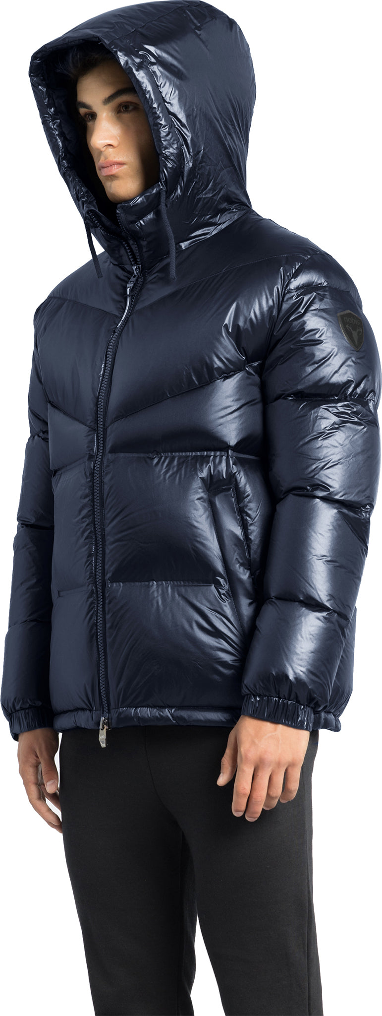Dyna Chevron Quilted Puffer Jacket - Men's