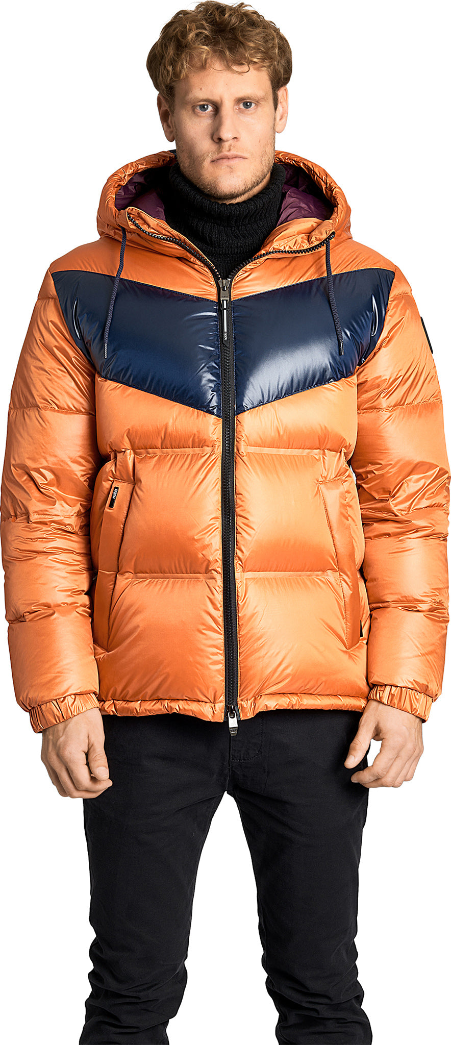 Dyna Chevron Quilted Puffer Jacket - Men's