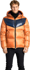 Dyna Chevron Quilted Puffer Jacket - Men's