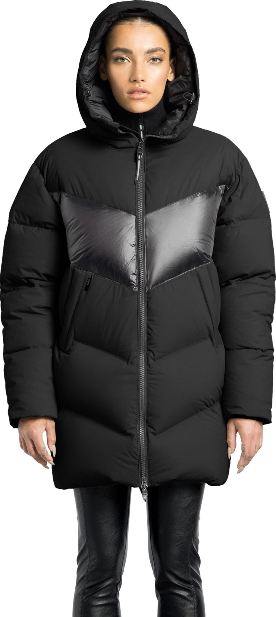 Isla Chevron Quilted Puffer Jacket - Women's 