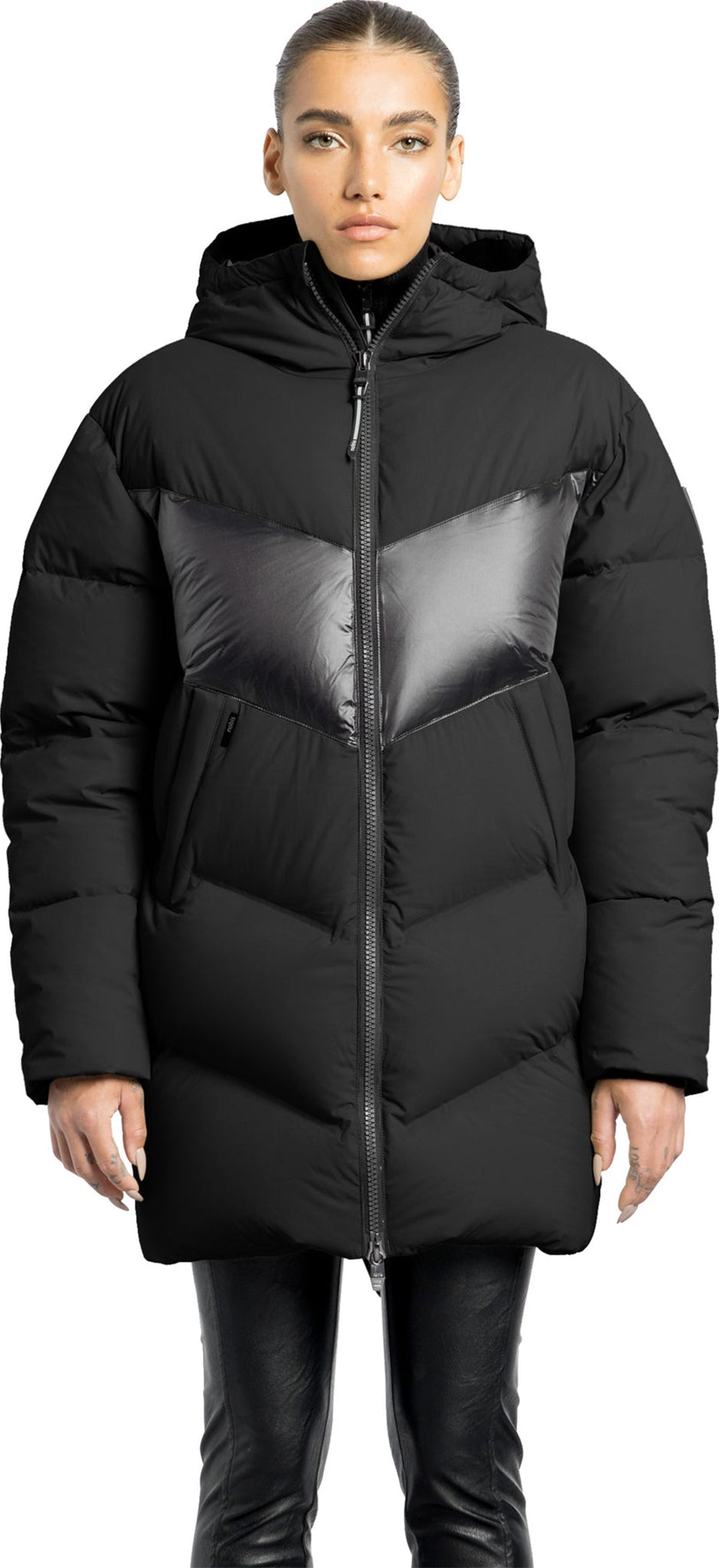 Isla Chevron Quilted Puffer Jacket - Women's 