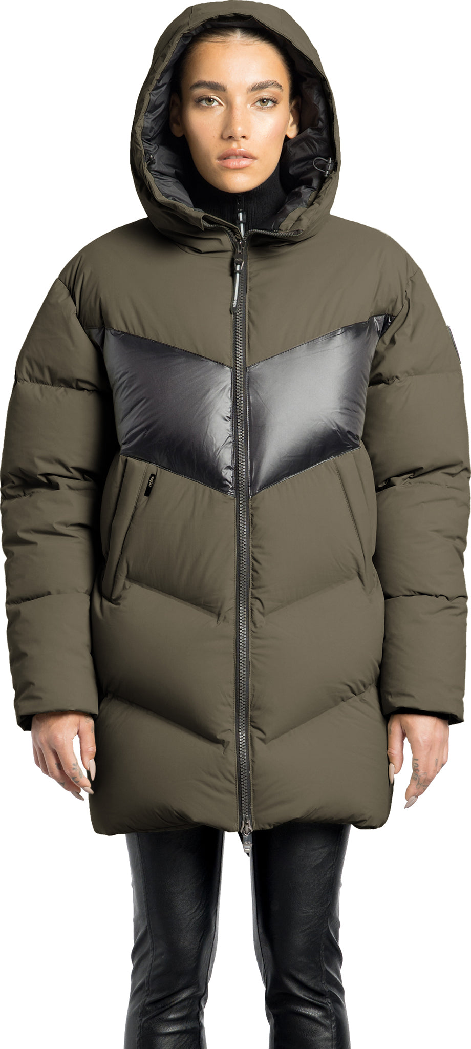Isla Chevron Quilted Puffer Jacket - Women's 