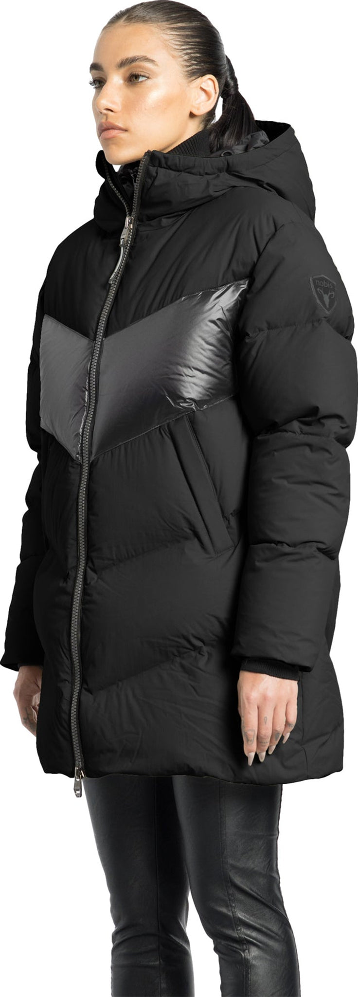Isla Chevron Quilted Puffer Jacket - Women's 