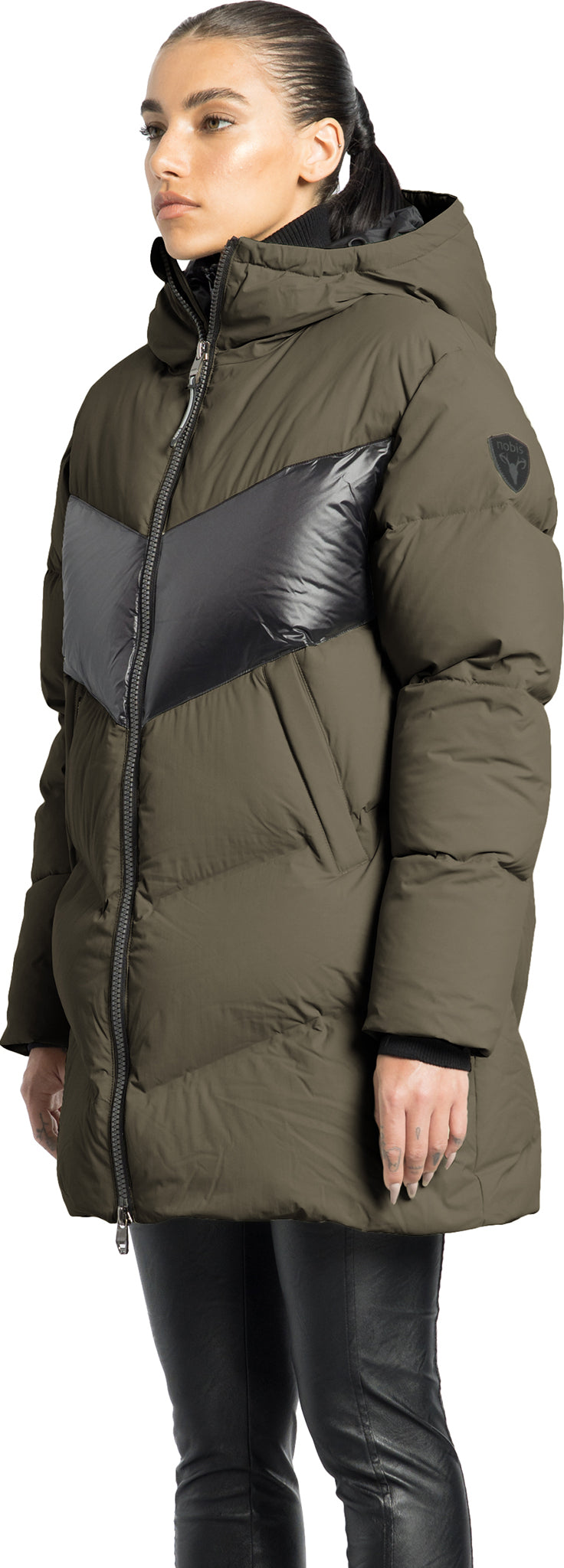 Isla Chevron Quilted Puffer Jacket - Women's 