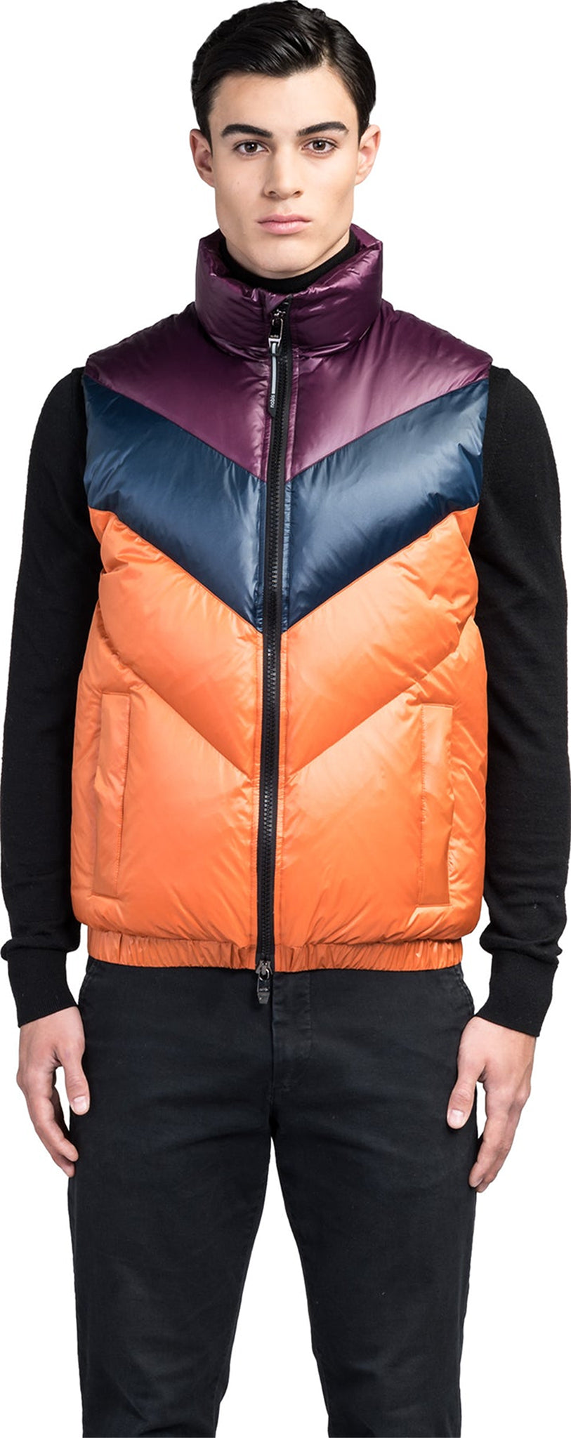 Kylo Chevron Quilted Vest - Men's