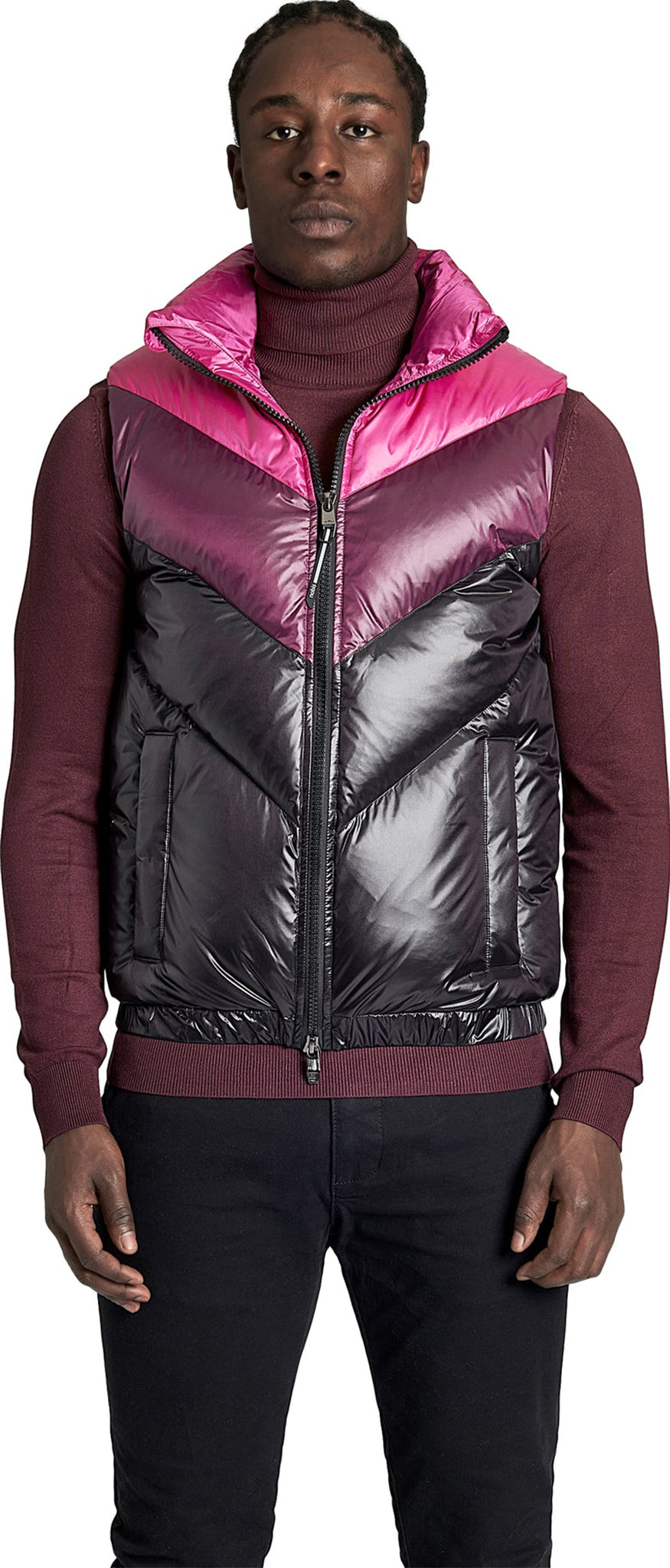 Kylo Chevron Quilted Vest - Men's
