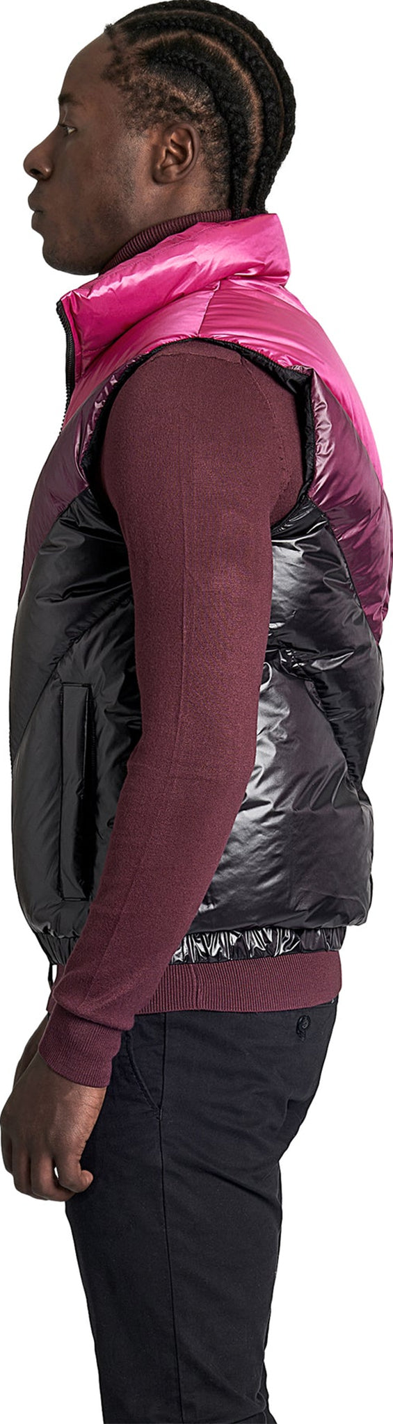 Kylo Chevron Quilted Vest - Men's