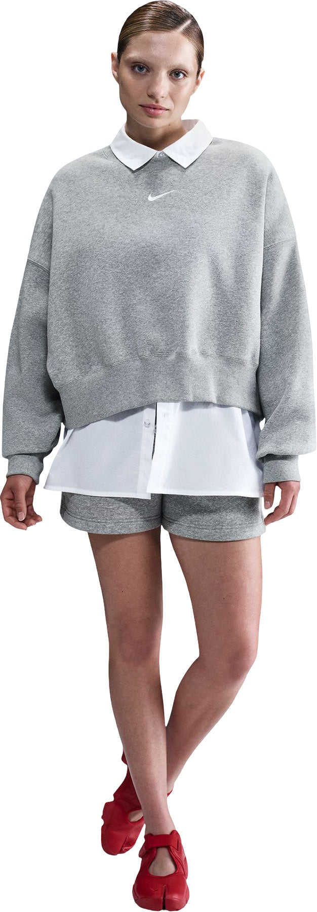 Sportswear Phoenix Fleece Over-Oversized Crew-Neck Sweatshirt - Women's