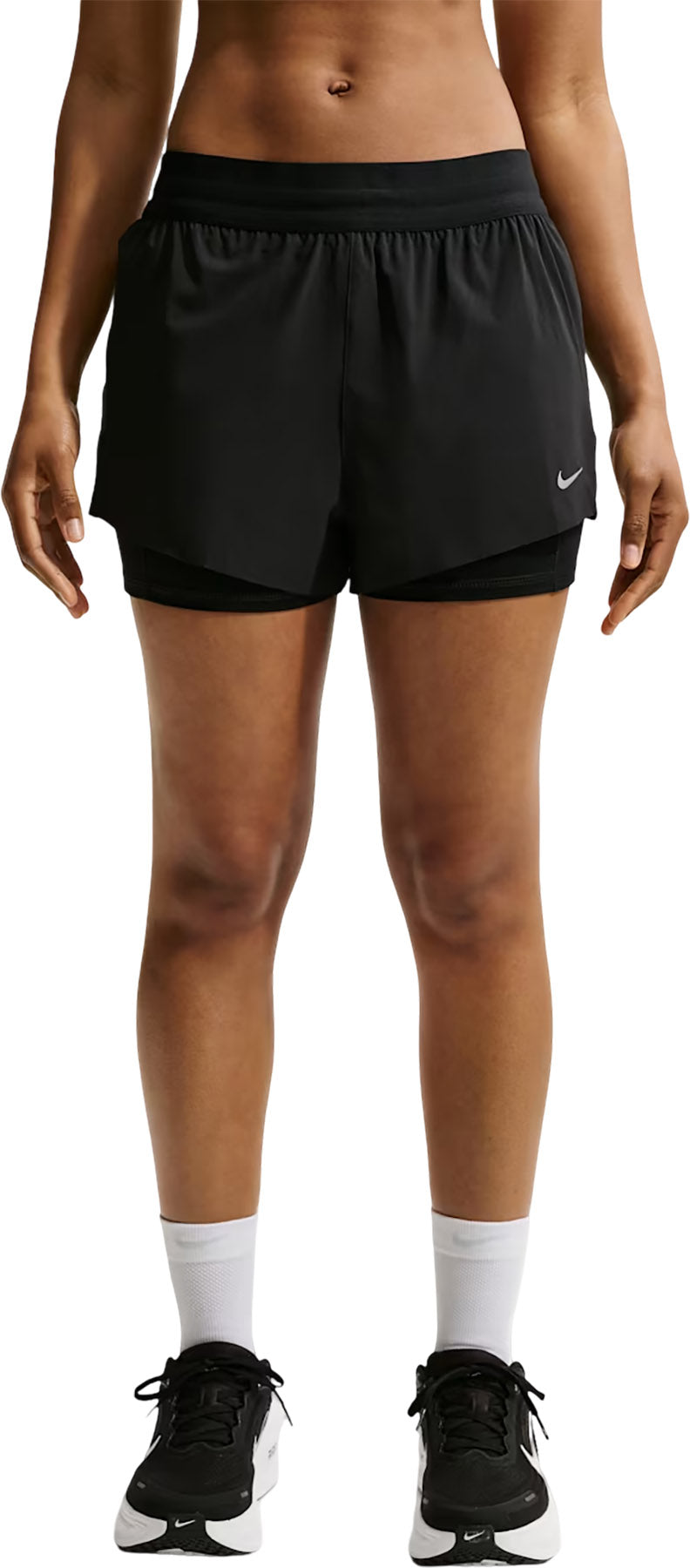Swift Dri-FIT Mid-Rise 2-in-1 Running Shorts - Women's