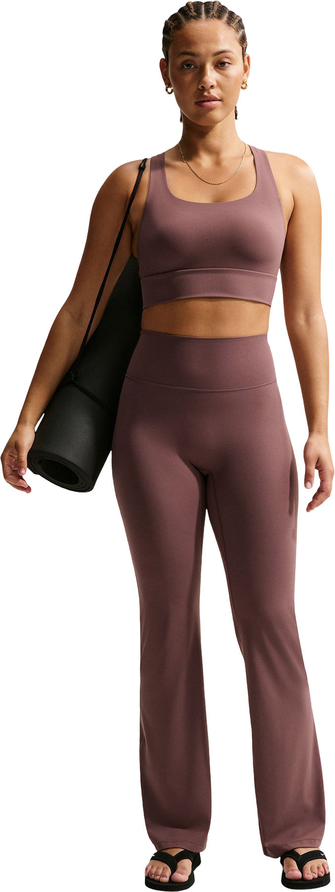 Zenvy Light-Support Padded Longline Sports Bra - Women's