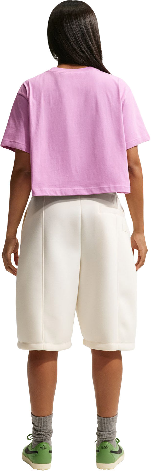 Sportswear Loose Short Sleeve Cropped T-Shirt - Women's