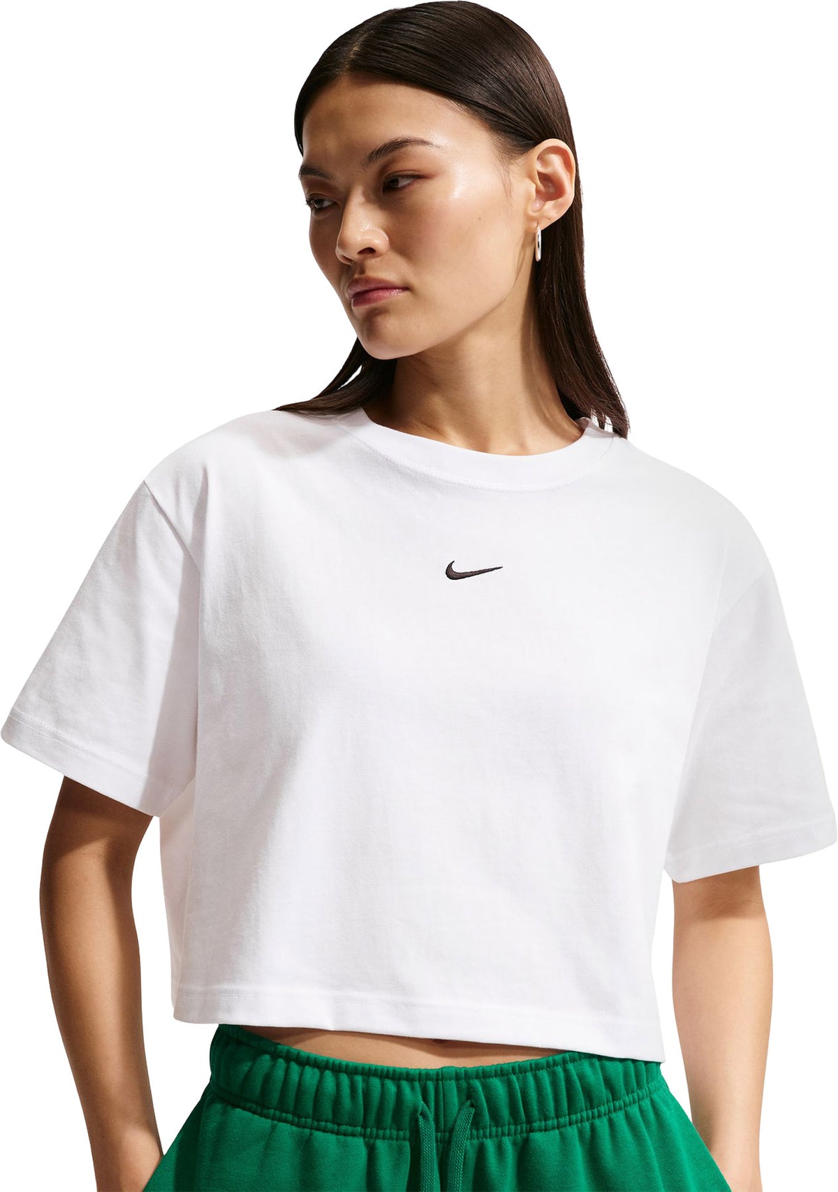 Sportswear Loose Short Sleeve Cropped T-Shirt - Women's