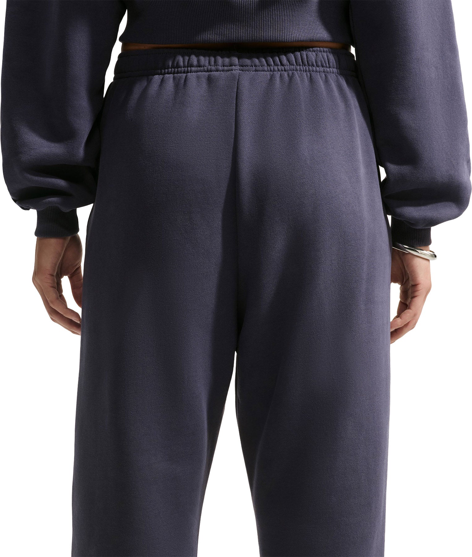 Nike Studio Fleece Medium Weight High-Rise Oversized Cuffed Trousers - Women's