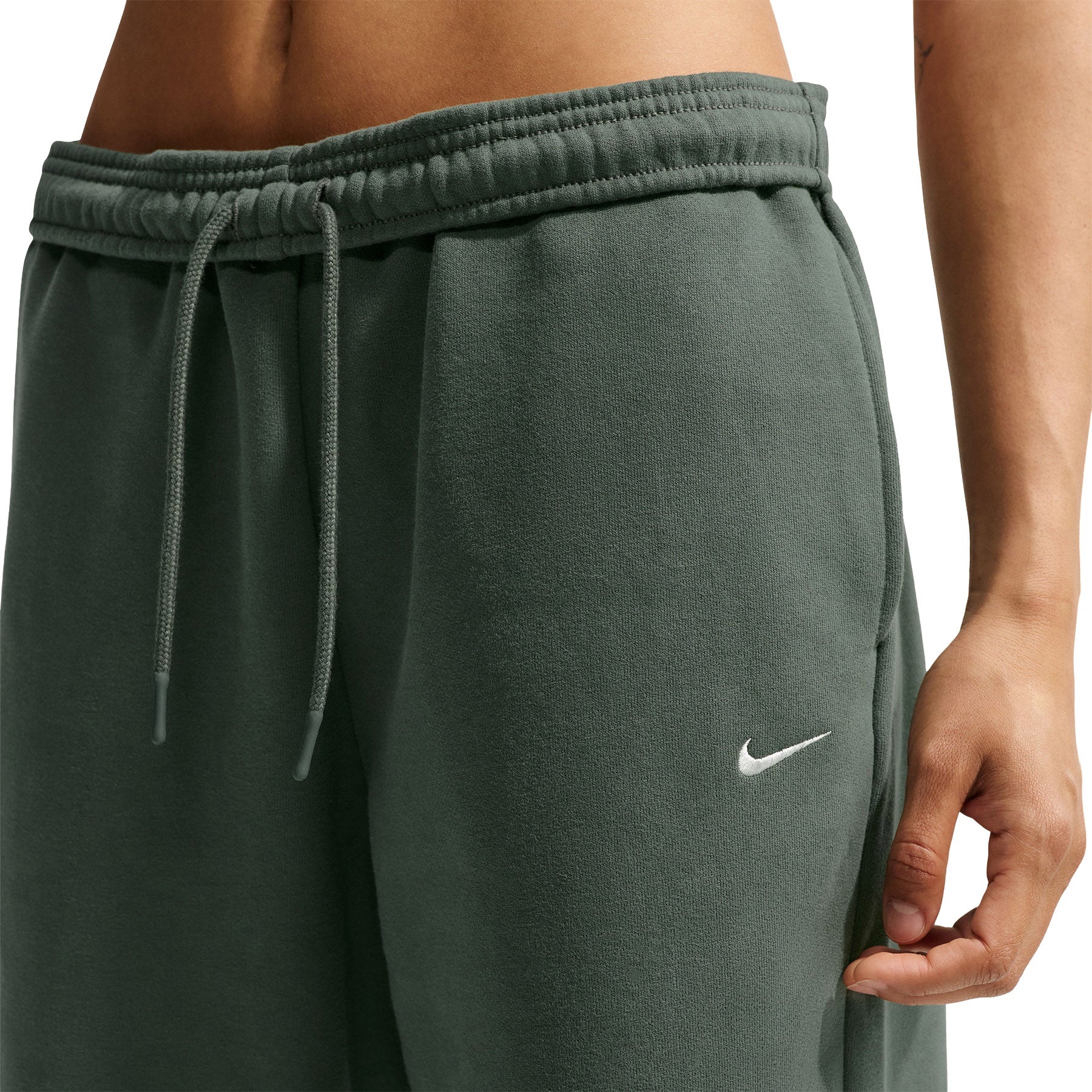 Nike Studio Fleece Medium Weight High-Rise Oversized Cuffed Trousers - Women's