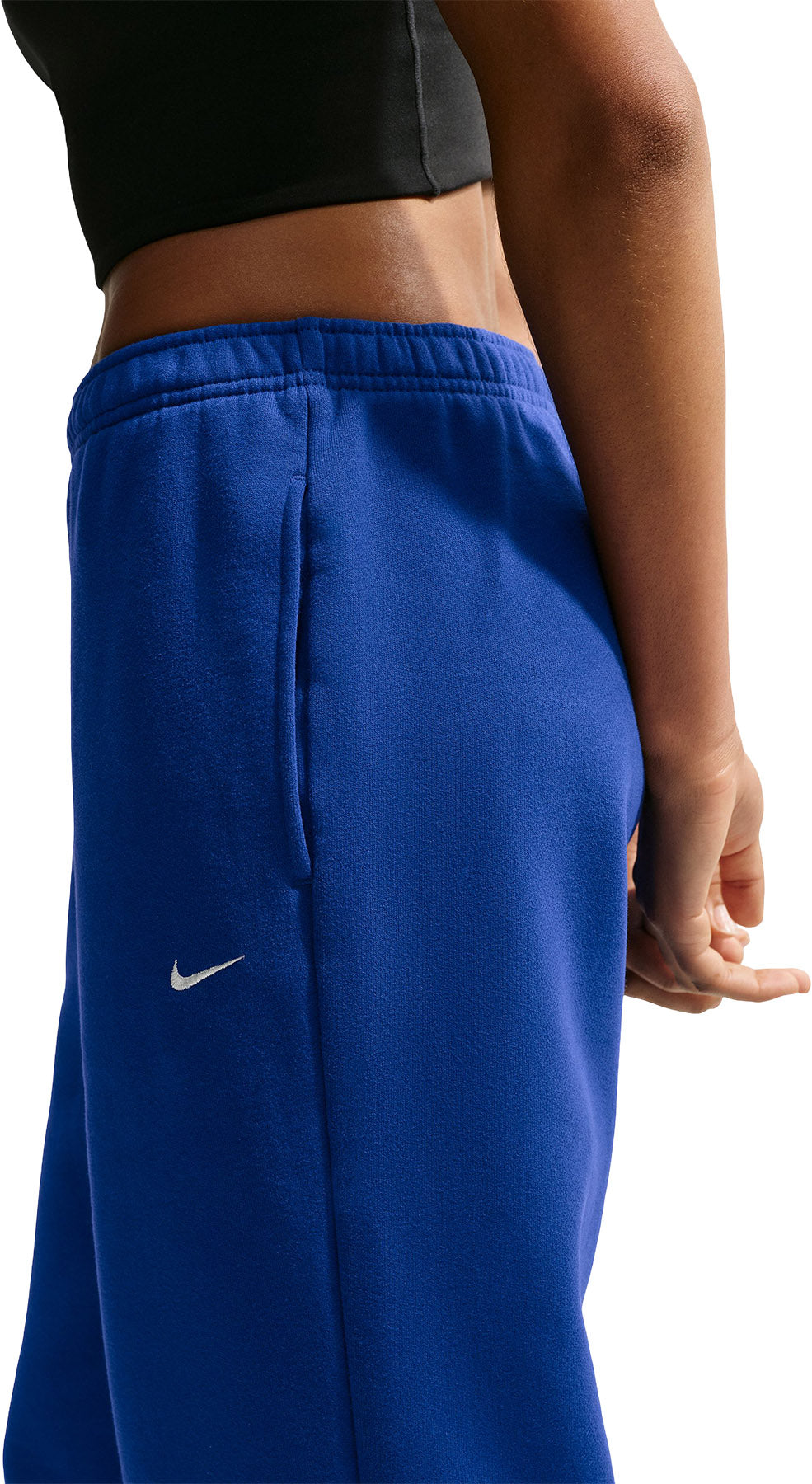 Nike Studio Fleece Medium Weight High-Rise Oversized Cuffed Trousers - Women's