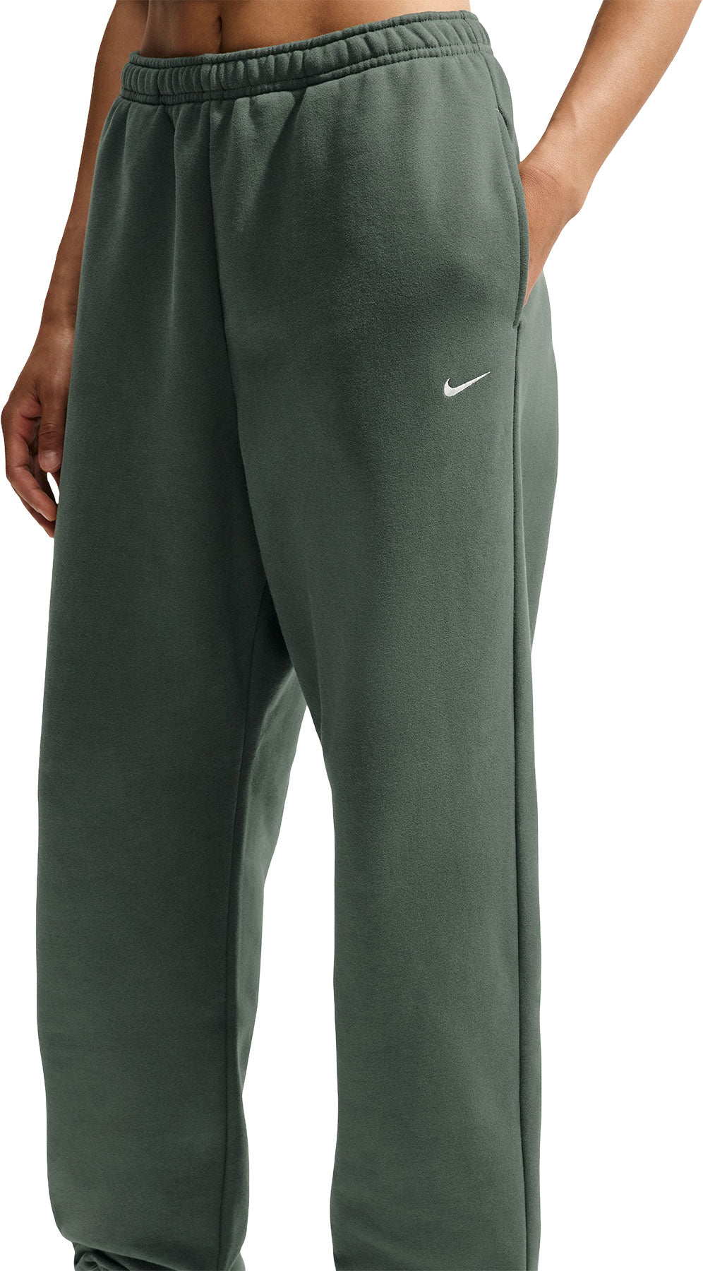 Nike Studio Fleece Medium Weight High-Rise Oversized Cuffed Trousers - Women's