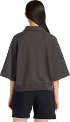 Coastal Fleece Oversized Polo - Women's