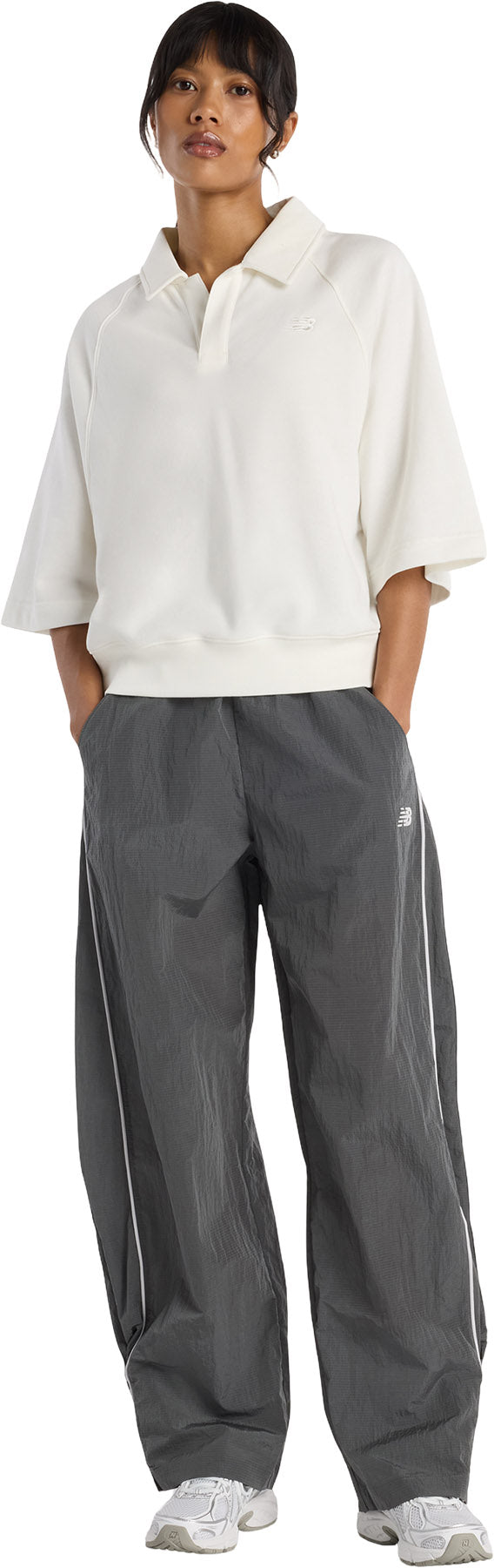 Coastal Fleece Oversized Polo - Women's