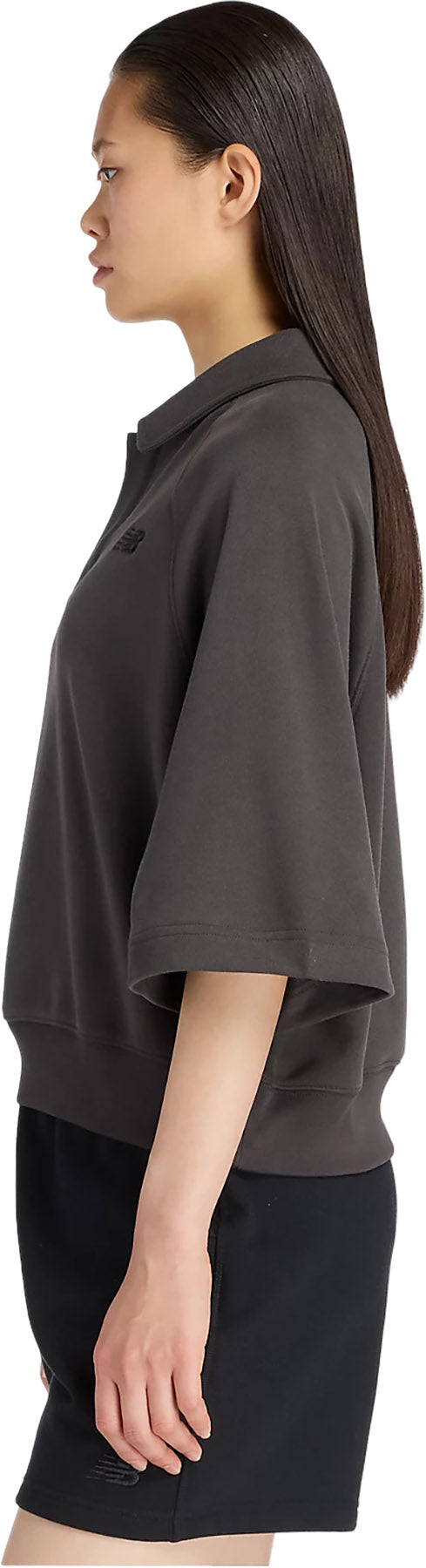 Coastal Fleece Oversized Polo - Women's