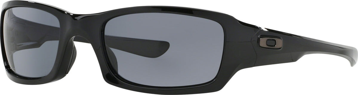 Fives Squared Sunglasses - Polished Black - Grey Lens