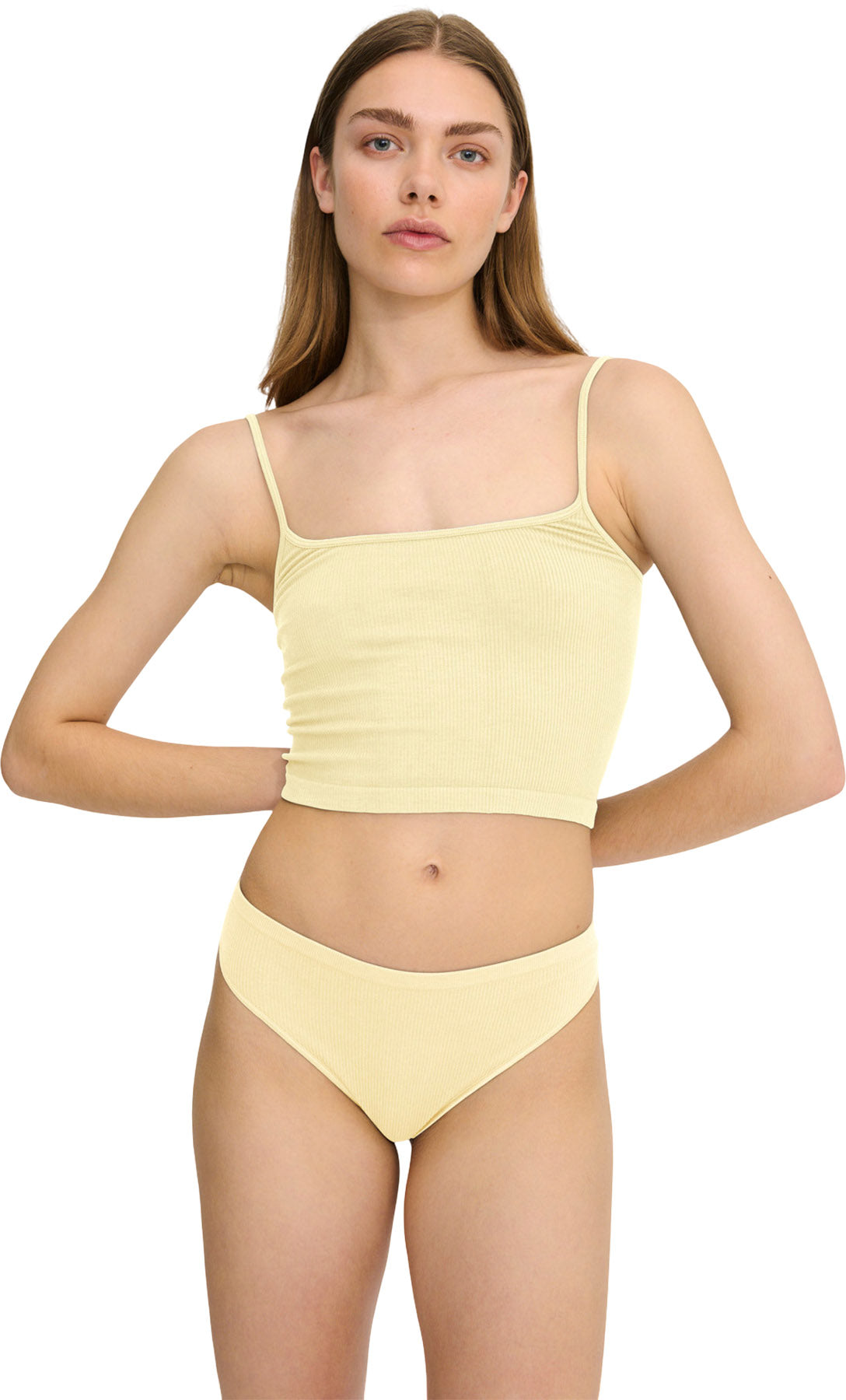 Seamless Waffle High-Leg Briefs - Women's
