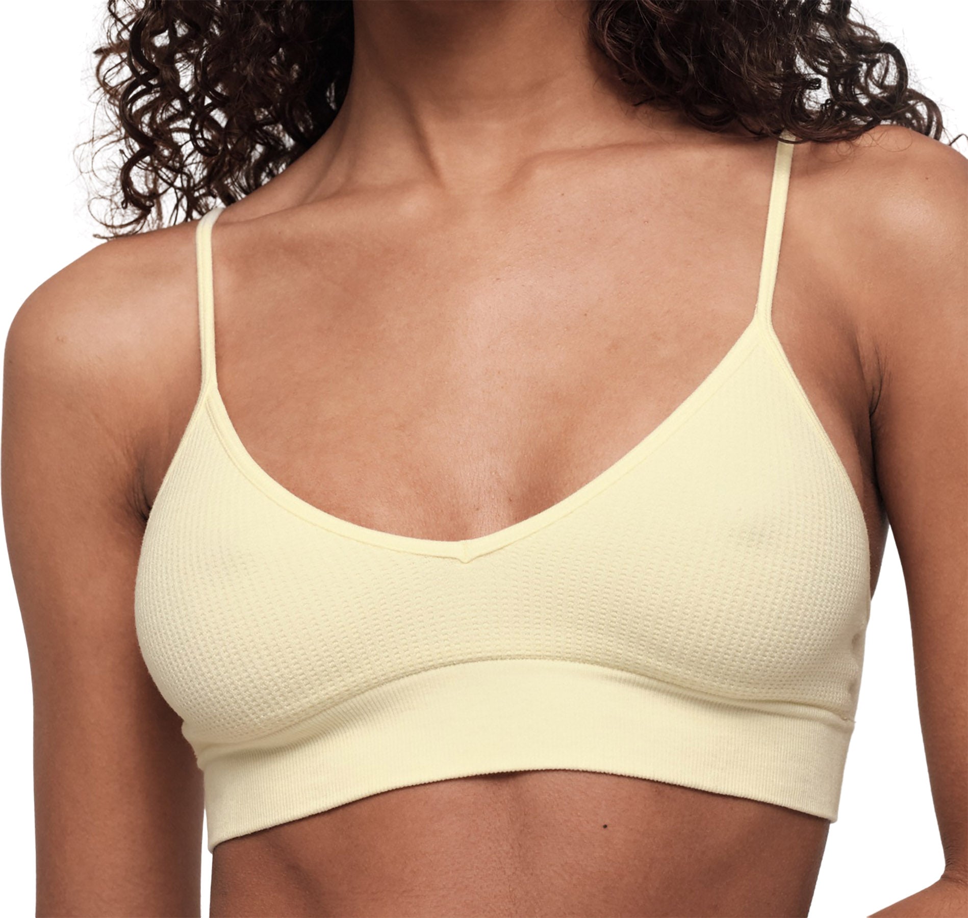 Seamless Waffle Triangle Bralette - Women's