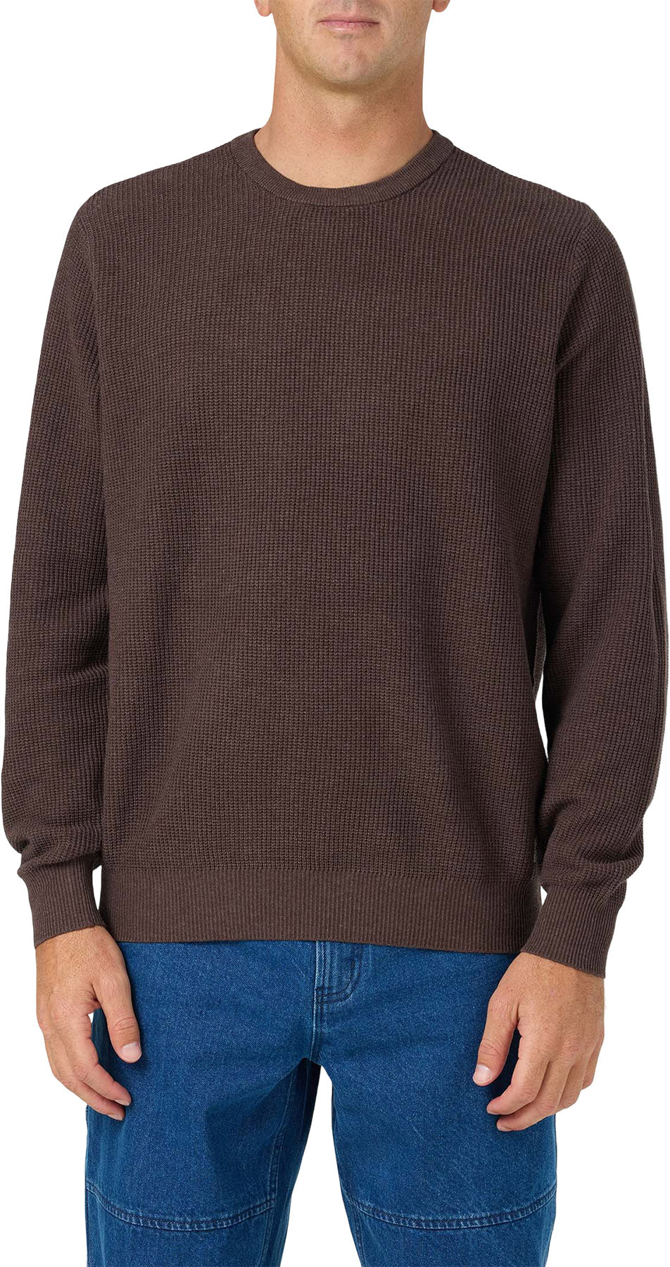 Roscoe Waffle Long sleeve Sweater - Men's