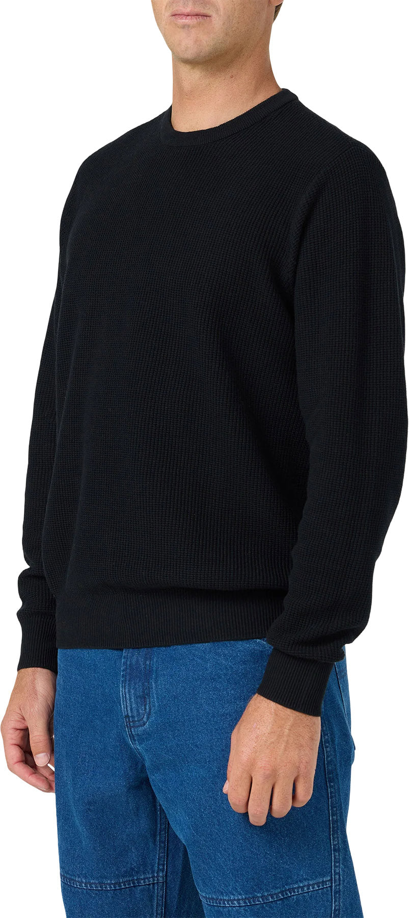 Roscoe Waffle Long sleeve Sweater - Men's