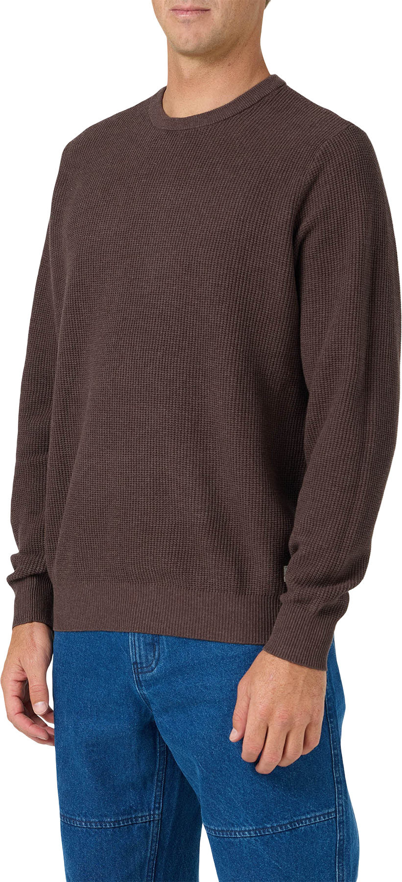 Roscoe Waffle Long sleeve Sweater - Men's